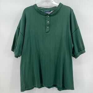 Vintage Claybrooke Outdoors 90s Polo Thermal Thick T Shirt Circle Neck Large